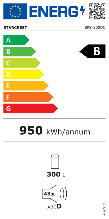 Vitrina frigorifica profesionala STARCREST SPS-300DC, 300 L, Caseta Luminoasa, Termostat reglabil, Iluminare LED, H 193 cm, Negru [8]