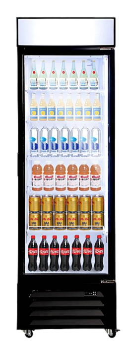 Vitrina frigorifica profesionala STARCREST SPS-360DC, 360 L, Caseta luminoasa, Display Temperatura, Panou comanda Digital, Iluminare LED, Roti, H 195 cm [1]