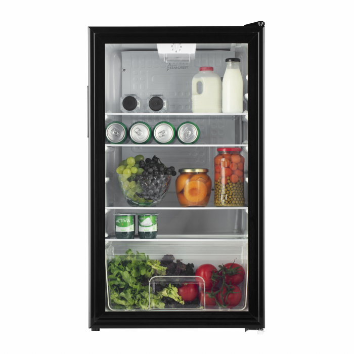 Vitrina frigorifica STARCREST SBC-92BKE, 92 L, Control temperatura, Usa sticla, H 83.2 cm, Negru [2]