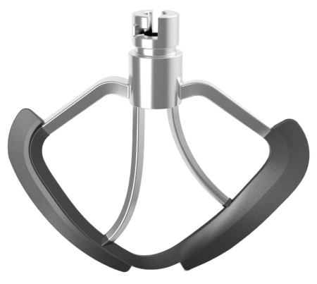 Accesorii bucătărie - Accesoriu Paleta pentru amestecare cu margine de silicon compatibila cu robotii de bucatarie Starcrest SKM-1500BK /  SKM-1500RD