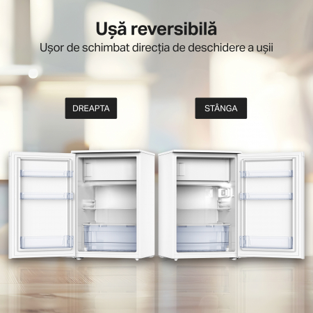 Frigider cu o usa STARCREST SF-115WHE, Clasa E, Capacitate 115L, Iluminare interioara, H 84.7 cm, Alb [7]