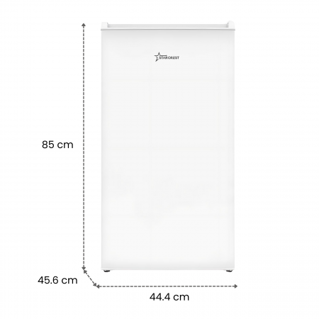 Frigider cu o usa STARCREST SF-83WHE, Clasa E, Capacitate 83L, Iluminare interioara, Compartiment gheata, H 85 cm, Alb [8]