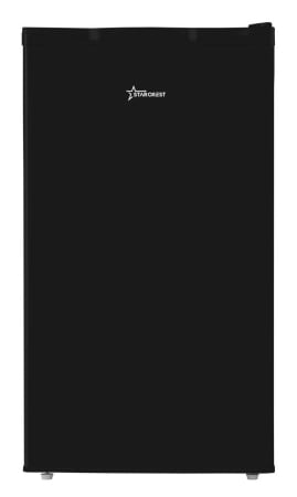 Frigider - Frigider cu o usa STARCREST SF-85BK-E, Clasa E, Capacitate 85L, Iluminare interioara, Compartiment gheata, H 82 cm, Negru