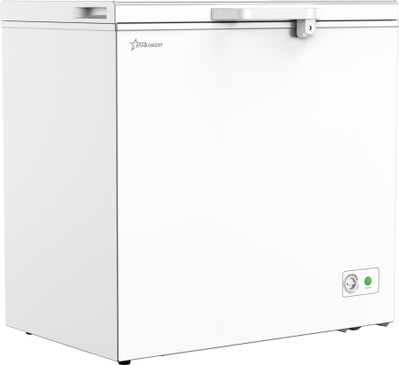 Ladă frigorifică - Lada frigorifica STARCREST SCF-195WHE, Clasa E, Capacitate 195L, Sistem convertibil - functie frigider, Termostat reglabil, Alb