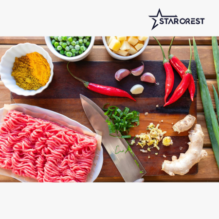 Masina de tocat STARCREST SMG-2025BK, 2000 W, Accesoriu rosii si carnati, 3 site de taiere, Cutit inox, Negru [4]