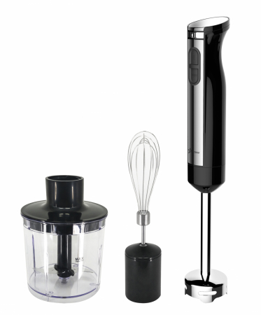 Blender - Mixer vertical STARCREST SBS-E800, 800W, viteza variabila, tocator, tel, cana de mixat, negru/inox