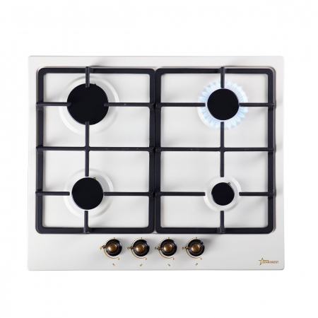 Electrocasnice Mari - Plita incorporabila pe gaz STARCREST SGH-4080CR, 4 Arzatoare, Aprindere electrica