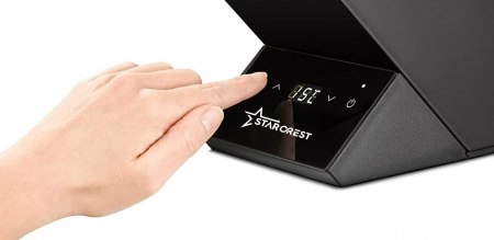 Racitor pentru vin STARCREST SWN-1BT, capacitate 1 sticla, temperatura reglabila 5-15°C, display LED, control touch, otel, Negru [3]