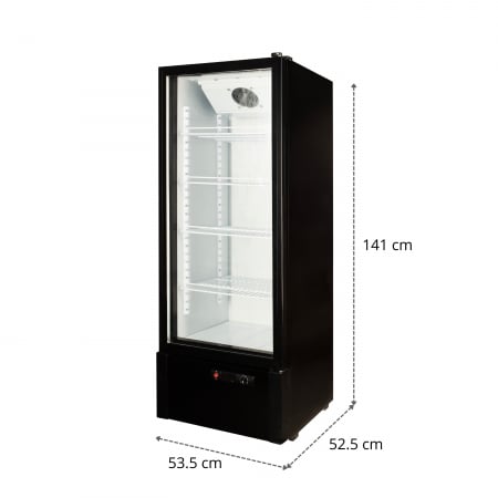 Vitrina frigorifica profesionala STARCREST SPS-211WH, 218 L, Termostat reglabil, Iluminare LED, H 141 cm, Alb [2]