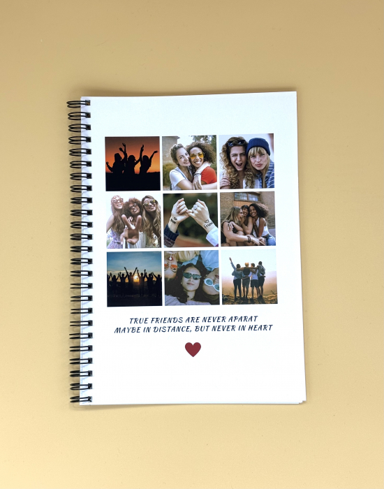 Caiet Personalizat cu 9 poze si scris [3]
