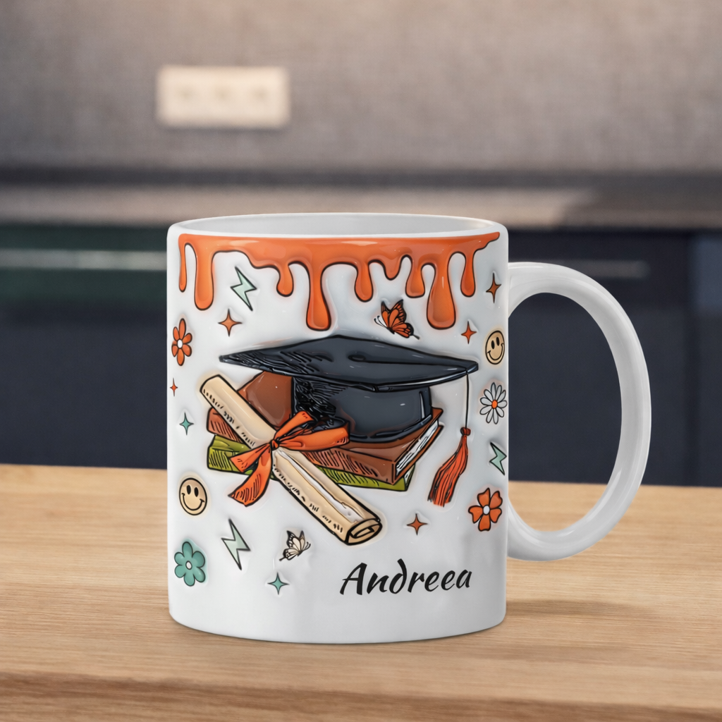 Cana personalizata de absolvire cu nume [2]