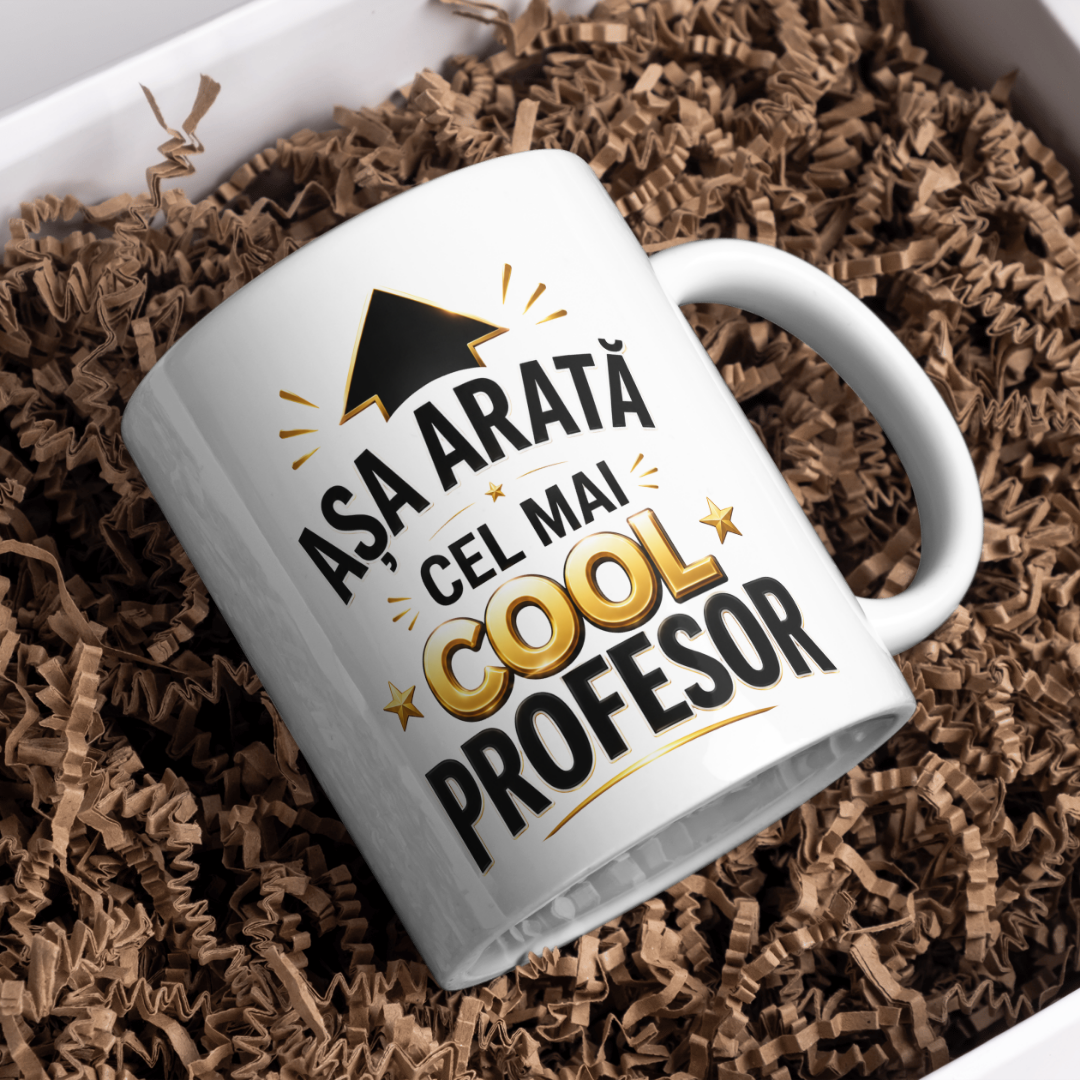 Cana Personalizata cel mai Cool Profesor [2]