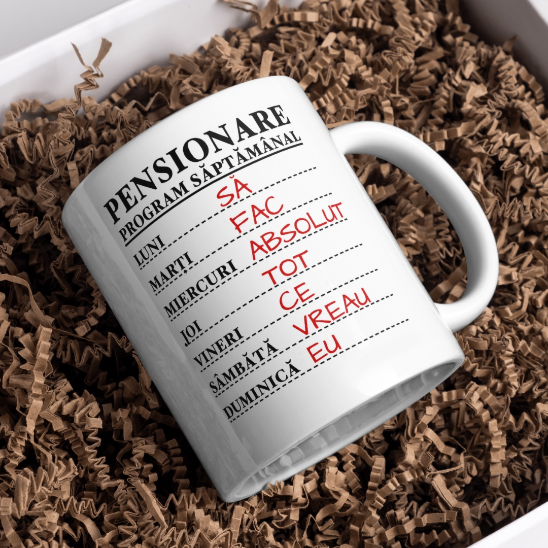 Cana Personalizata Amuzanta Pensionare [2]