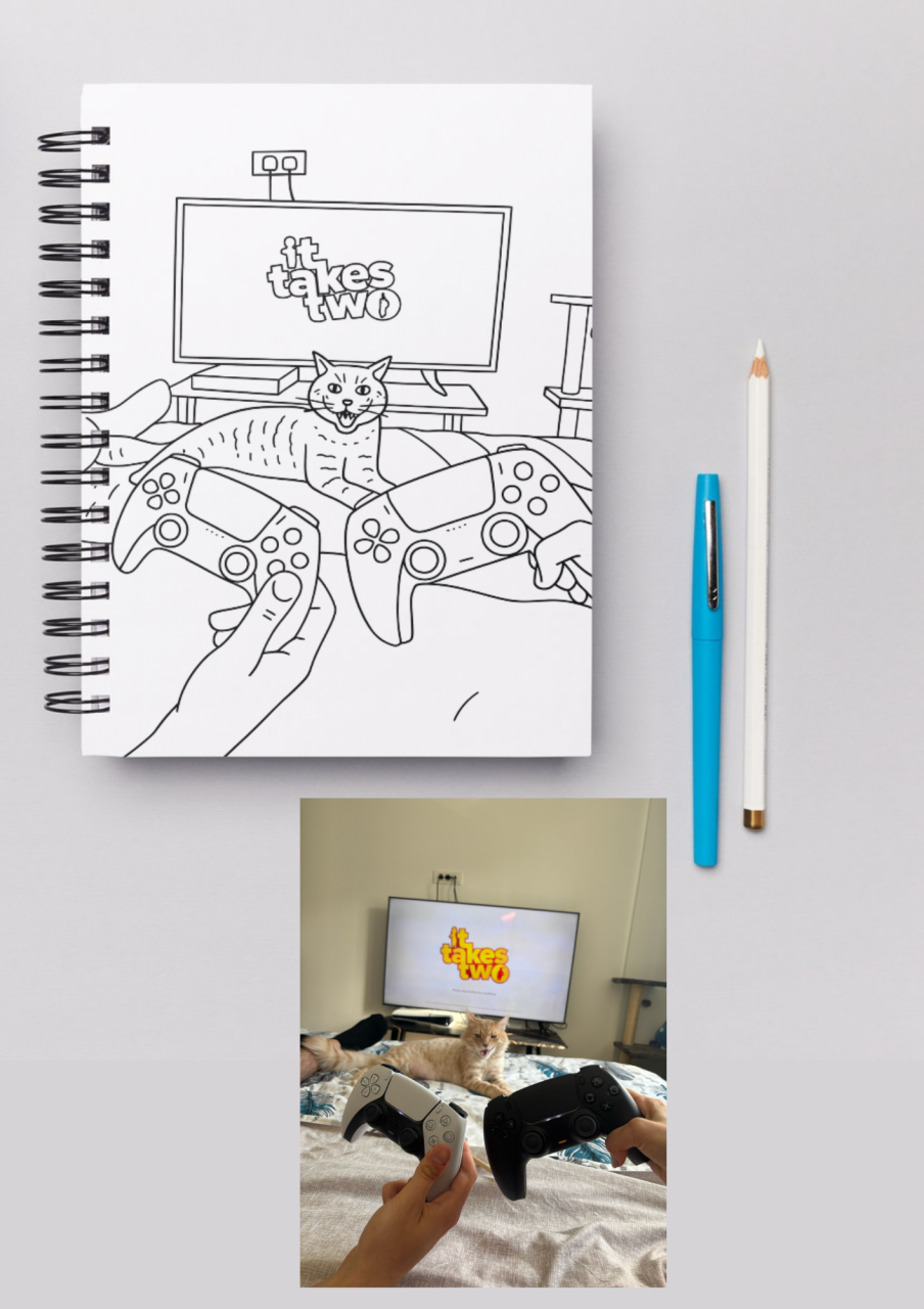 Carte de Colorat Personalizată pentru Mama/Tata [4]