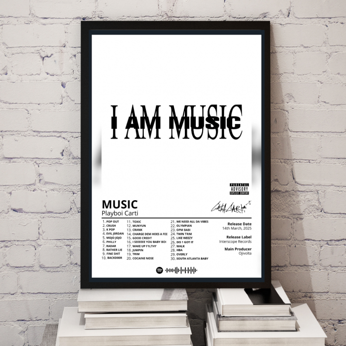 Tablou Album Playboi Carti - MUSIC [1]
