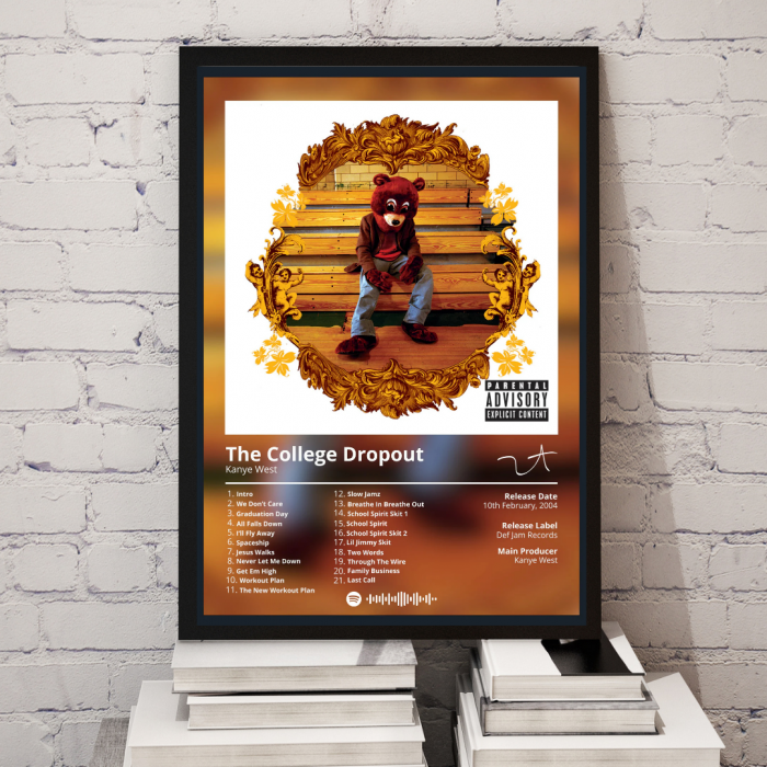 Tablou Album Kanye West - The College Dropout [1]