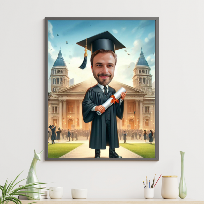 Tablou personalizat Cartoon Absolvire [1]