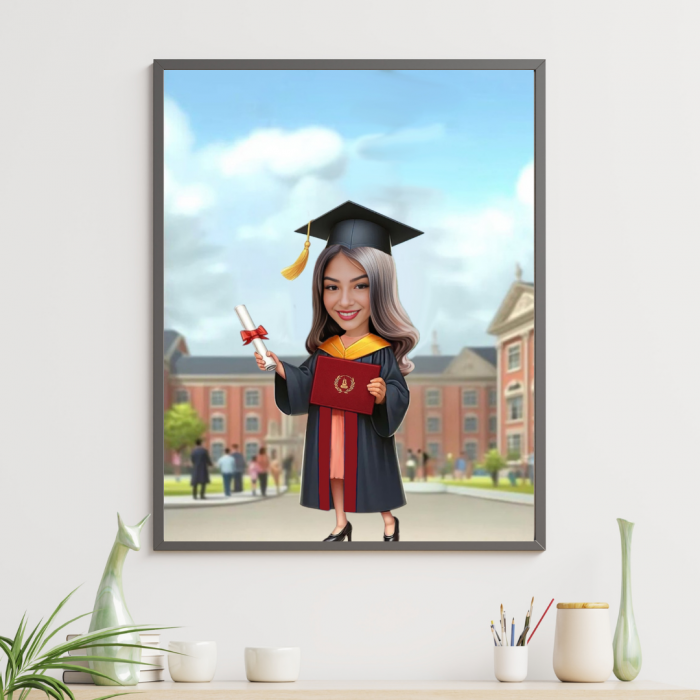 Tablou personalizat Cartoon Absolvire [1]