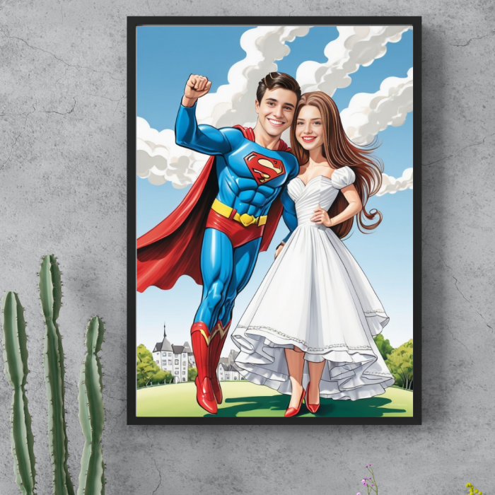Tablou personalizat Cartoon Nunta [1]