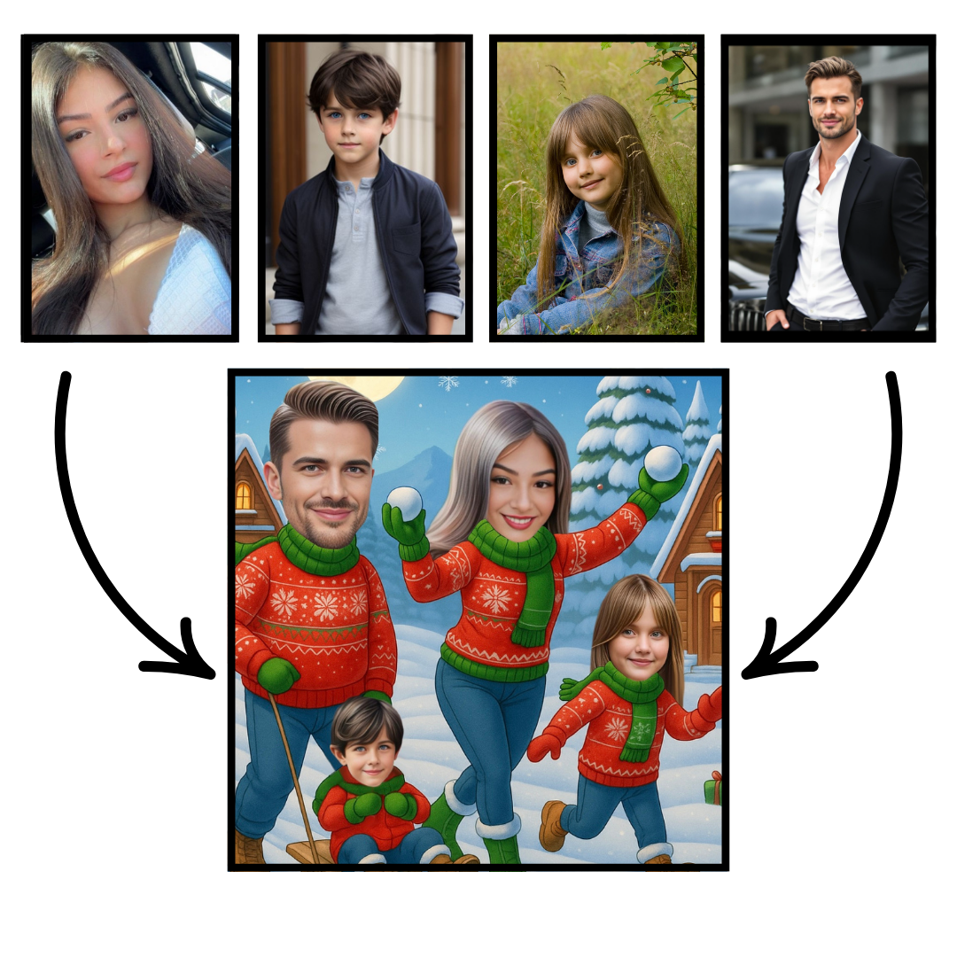 Tablou Personalizat Cartoon de craciun [2]