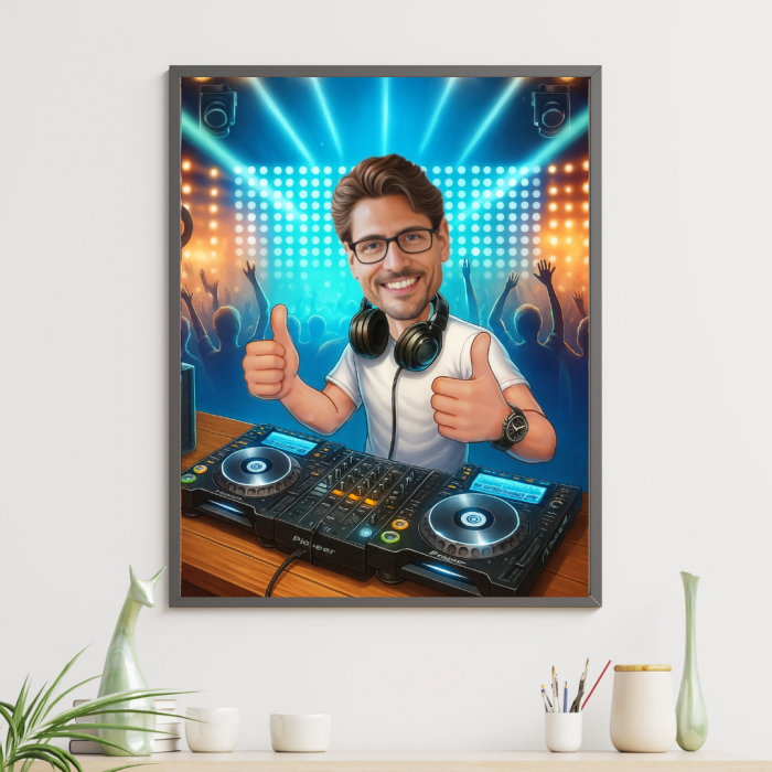 Tablou personalizat Cartoon Dj [1]