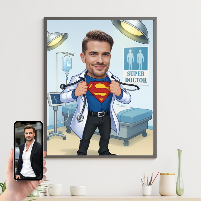 Tablou personalizat Cartoon Doctor [1]