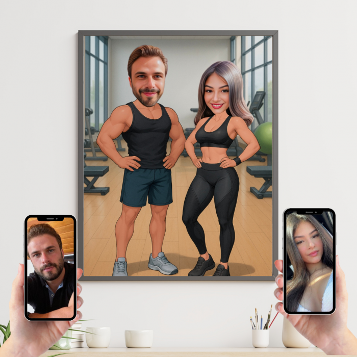 Tablou personalizat Cartoon Sportivi [1]