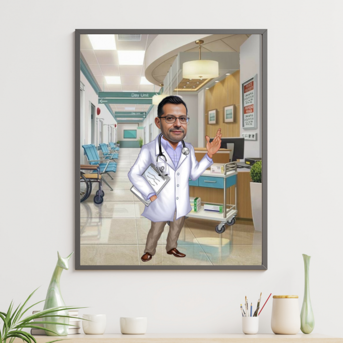 Tablou personalizat Cartoon Doctor [1]