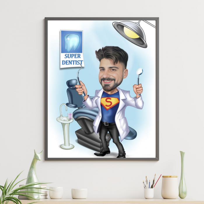 Tablou personalizat Cartoon Dentist [1]