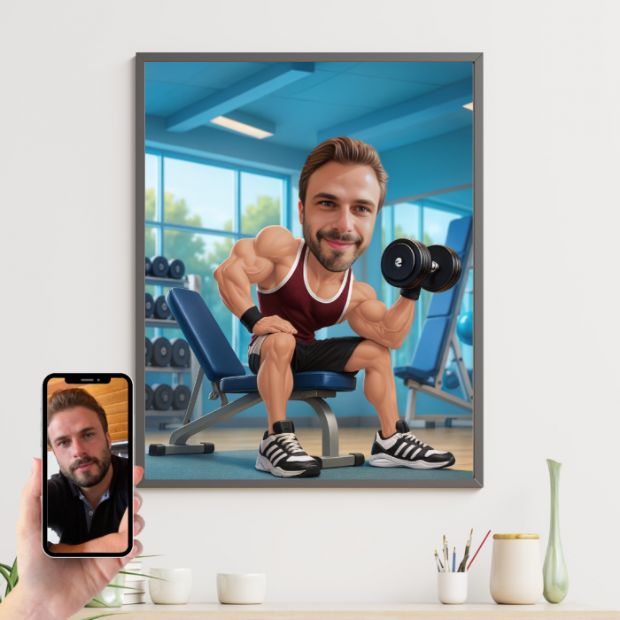 Tablou personalizat Cartoon Sportiv [1]