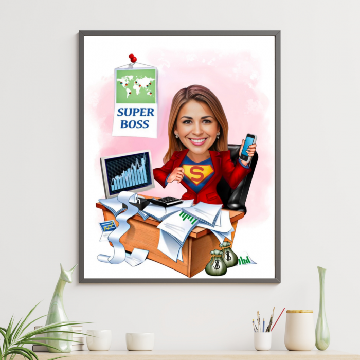 Tablou personalizat Cartoon Sef [1]