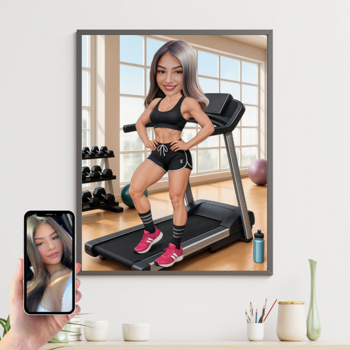 Tablou personalizat Cartoon Sportiva [1]