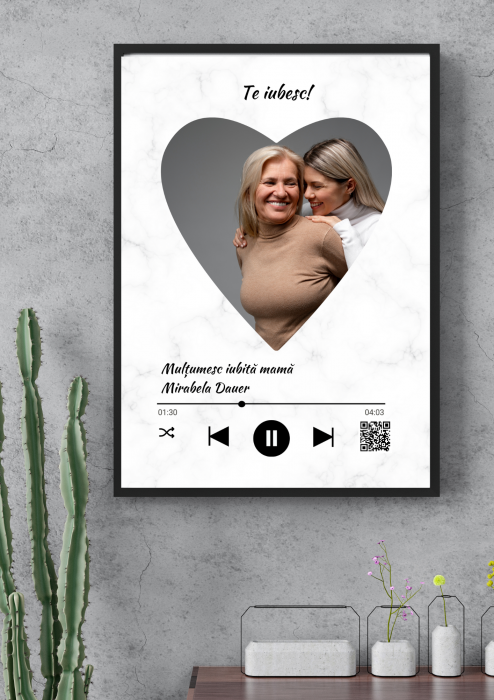 Tablou personalizat cu cod QR de 8 Martie [1]