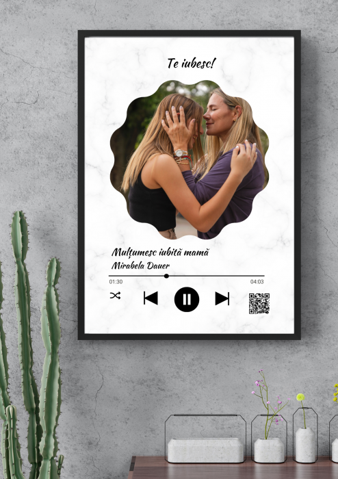 Tablou personalizat cu cod QR de 8 Martie [1]