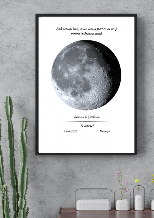 Tablou personalizat cu Luna intr-o seara speciala [2]