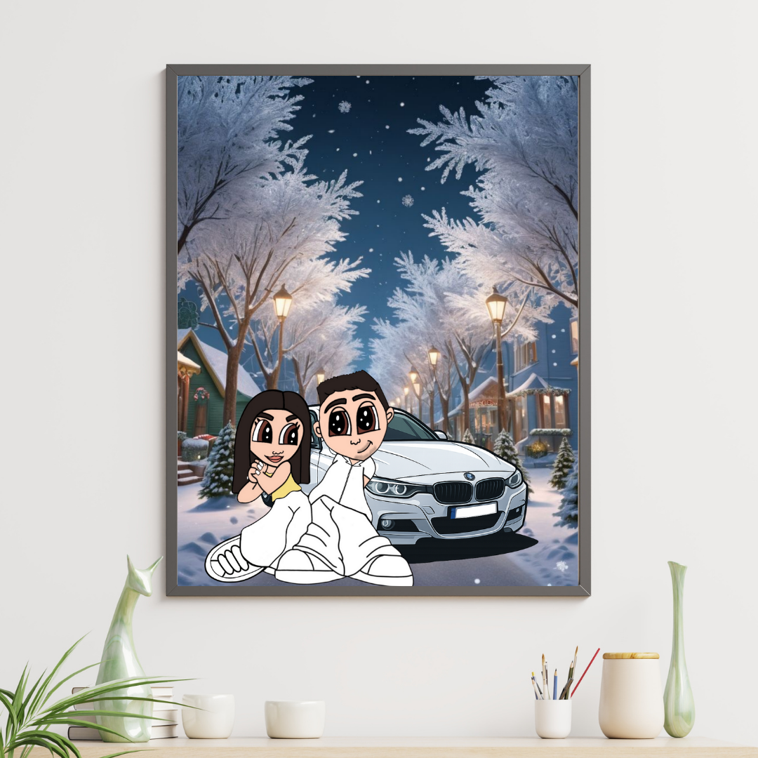 Tablou personalizat Cartoon Desenat de Craciun [2]