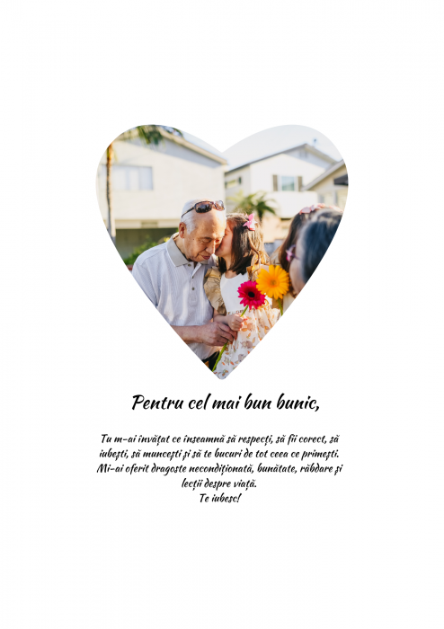 Tablou personalizat pentru cel mai bun bunic [2]