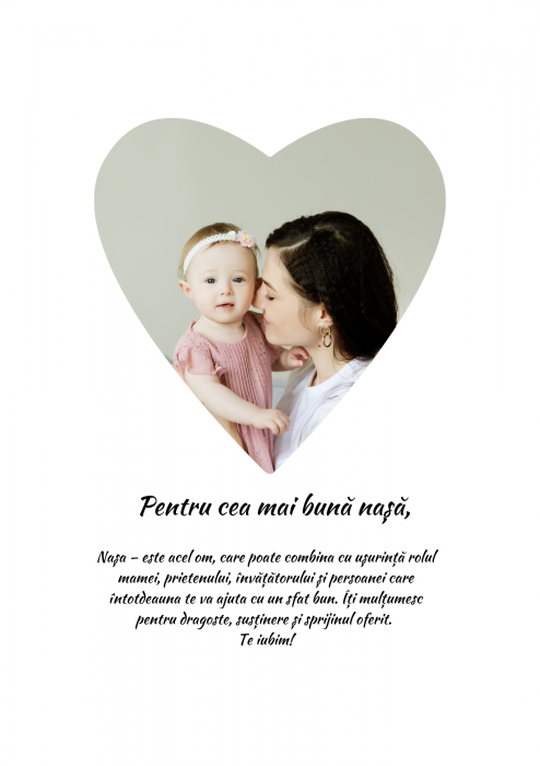 Tablou personalizat pentru cea mai buna nasa [2]