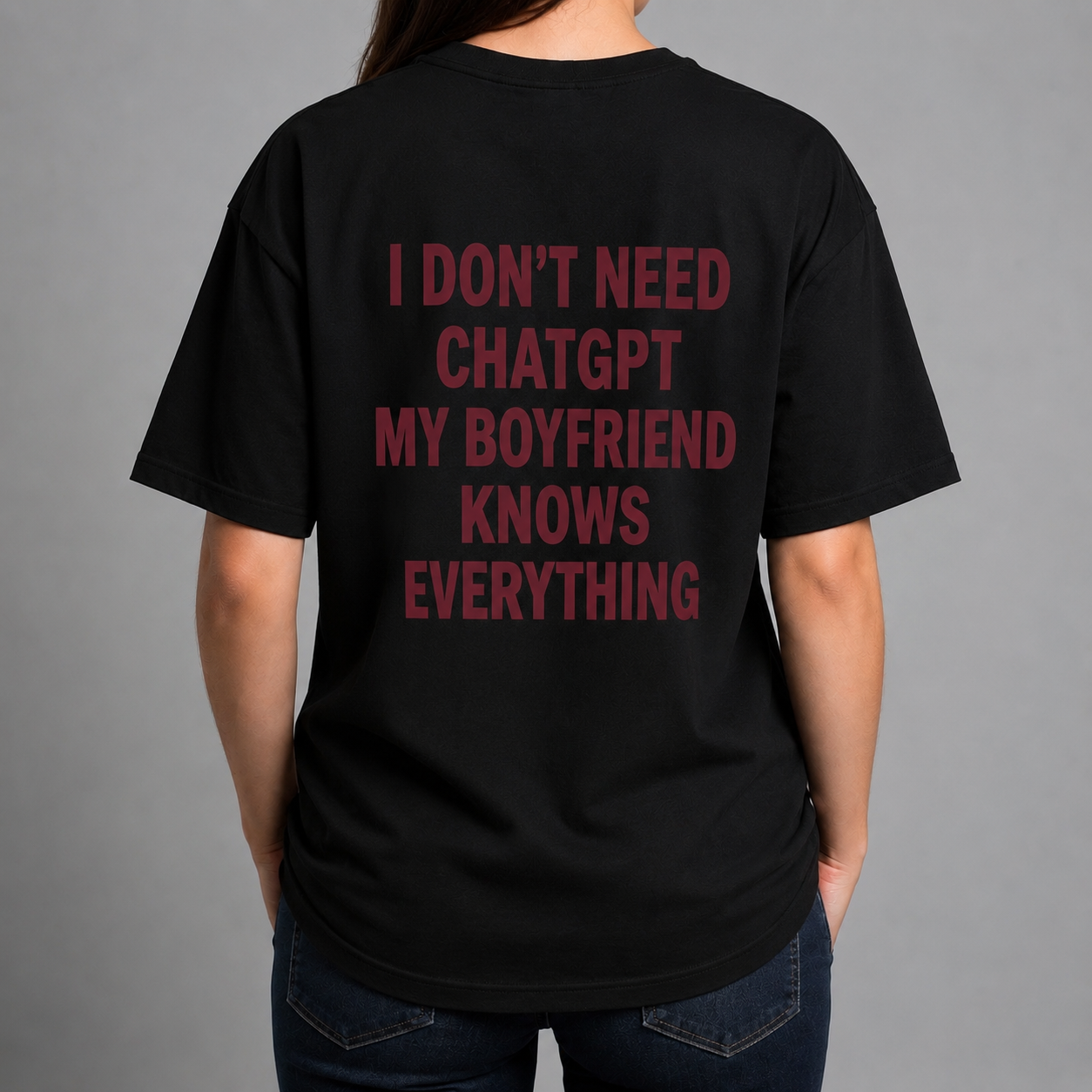 Tricou personalizat - I DON’T NEED CHATGPT [2]