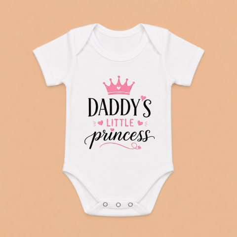 Body-uri Personalizate pentru copii - Body Personalizat - Daddy’s Little Princess