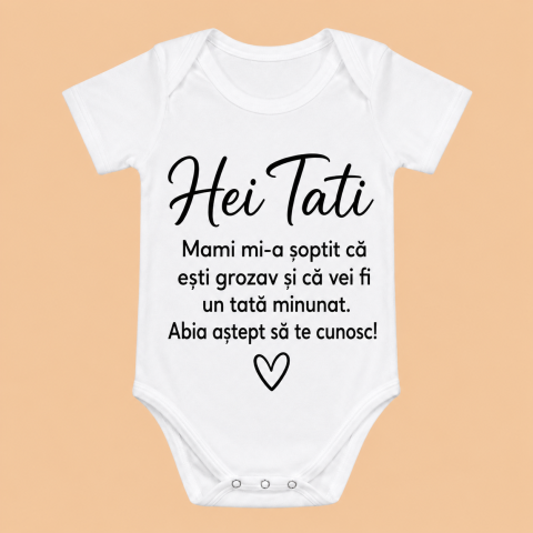 Body-uri Personalizate pentru copii - Body Personalizat - Hei Tati