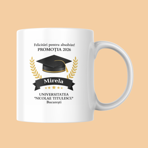 Cana Personalizata - Cana Personalizata Absolvire