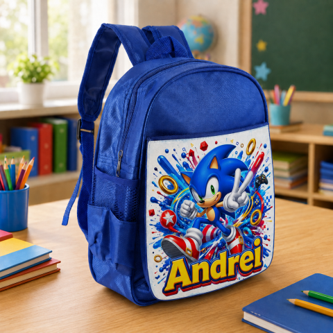Ghiozdane Personalizate - Ghiozdan Personalizat cu nume - Patrula Catelusilor