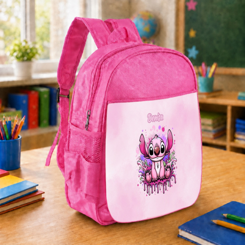 Cadouri Absolventi - Ghiozdan Personalizat cu nume - stitch