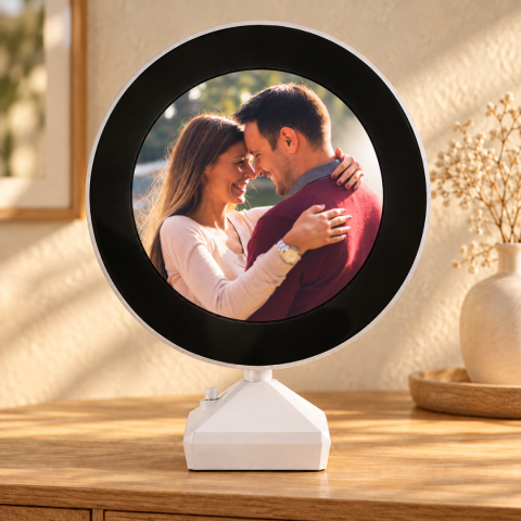 Cadouri Personalizate - Oglindă magică LED personalizată cu fotografie