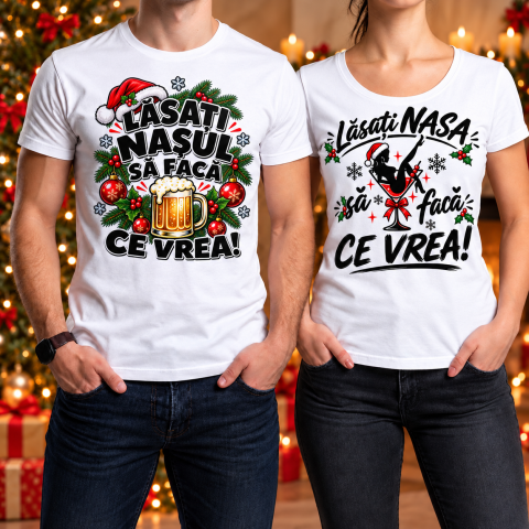 Tricouri Personalizate pentru el - Set Tricouri pentru Nasi