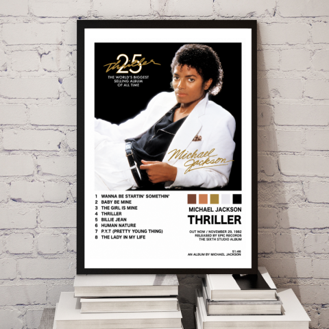 Tablouri cu Albume - Tablou Album MICHAEL JACKSON - THRILLER