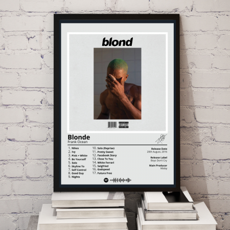 Tablouri cu Albume - Tablou Album Frank Ocean - Blonde