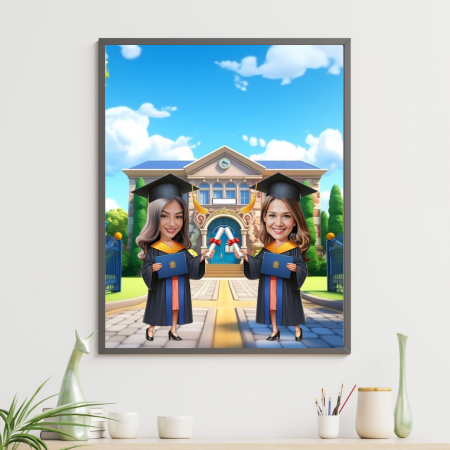Tablouri Cartoon cu Meserii - Tablou personalizat Cartoon