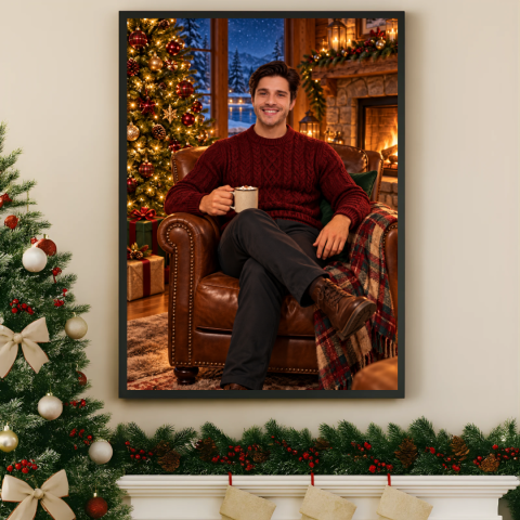 Tablouri Personalizate - Tablou Personalizat Cartoon - Relaxare de Craciun